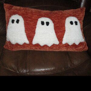 Sweet Street Ghost Halloween Decor Pillow